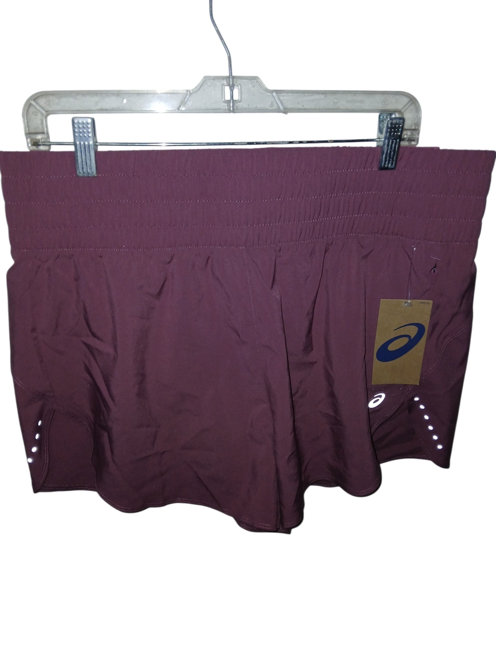 Asics Women’s Maroon Running Shorts Xl